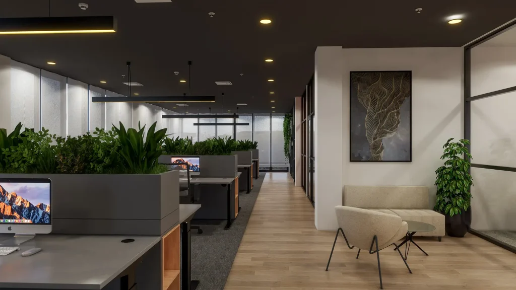 Modern Office interior design and 3d visuals- Stylearch 3D architecture Portfolio